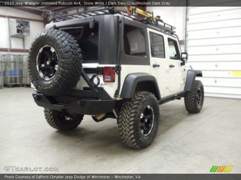 Stone White / Dark Slate Gray/Medium Slate Gray 2010 Jeep Wrangler Unlimited Rubicon 4x4