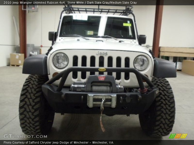 Stone White / Dark Slate Gray/Medium Slate Gray 2010 Jeep Wrangler Unlimited Rubicon 4x4