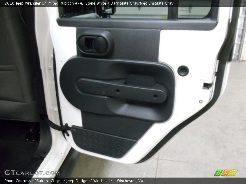 Stone White / Dark Slate Gray/Medium Slate Gray 2010 Jeep Wrangler Unlimited Rubicon 4x4