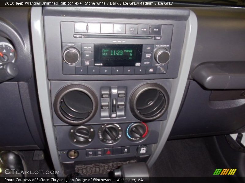 Stone White / Dark Slate Gray/Medium Slate Gray 2010 Jeep Wrangler Unlimited Rubicon 4x4