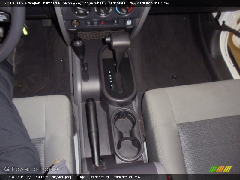 Stone White / Dark Slate Gray/Medium Slate Gray 2010 Jeep Wrangler Unlimited Rubicon 4x4