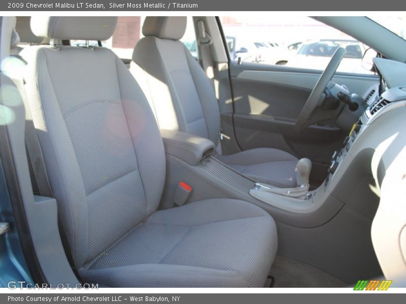 Silver Moss Metallic / Titanium 2009 Chevrolet Malibu LT Sedan