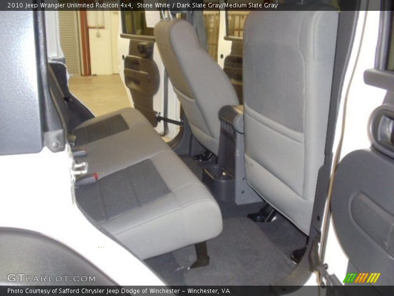 Stone White / Dark Slate Gray/Medium Slate Gray 2010 Jeep Wrangler Unlimited Rubicon 4x4