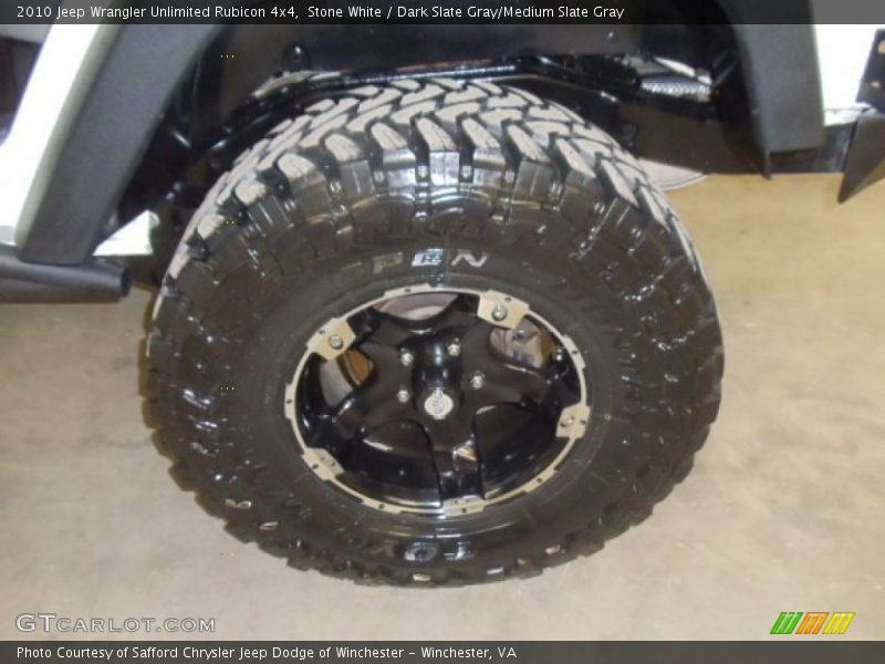 Stone White / Dark Slate Gray/Medium Slate Gray 2010 Jeep Wrangler Unlimited Rubicon 4x4