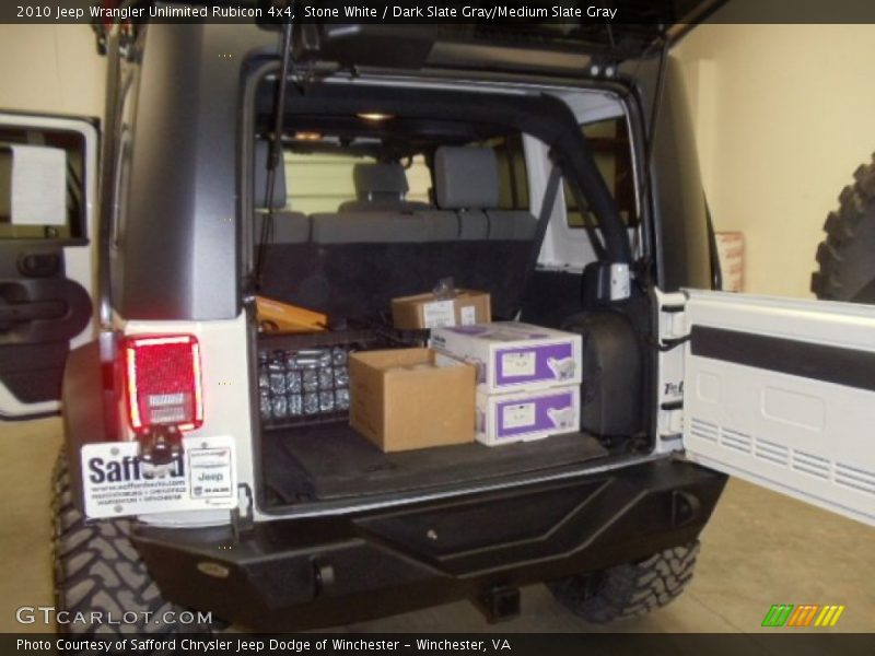 Stone White / Dark Slate Gray/Medium Slate Gray 2010 Jeep Wrangler Unlimited Rubicon 4x4