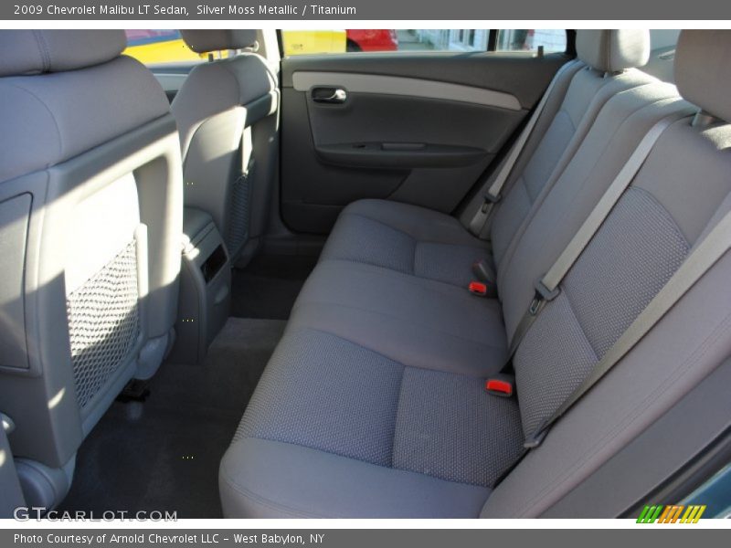 Silver Moss Metallic / Titanium 2009 Chevrolet Malibu LT Sedan