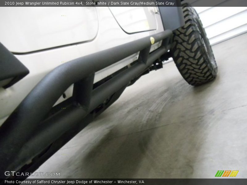 Stone White / Dark Slate Gray/Medium Slate Gray 2010 Jeep Wrangler Unlimited Rubicon 4x4