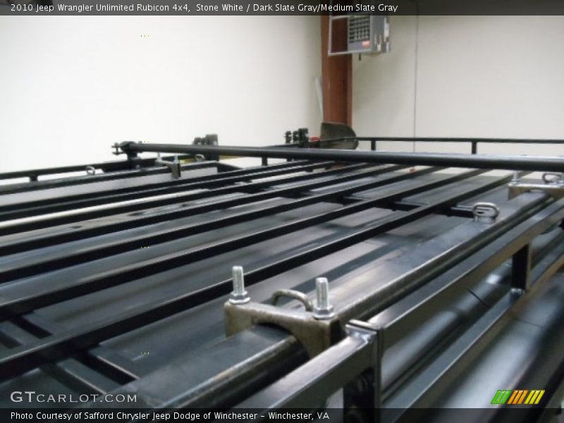 Stone White / Dark Slate Gray/Medium Slate Gray 2010 Jeep Wrangler Unlimited Rubicon 4x4