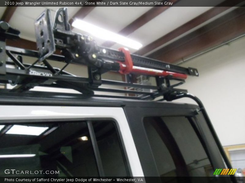 Stone White / Dark Slate Gray/Medium Slate Gray 2010 Jeep Wrangler Unlimited Rubicon 4x4