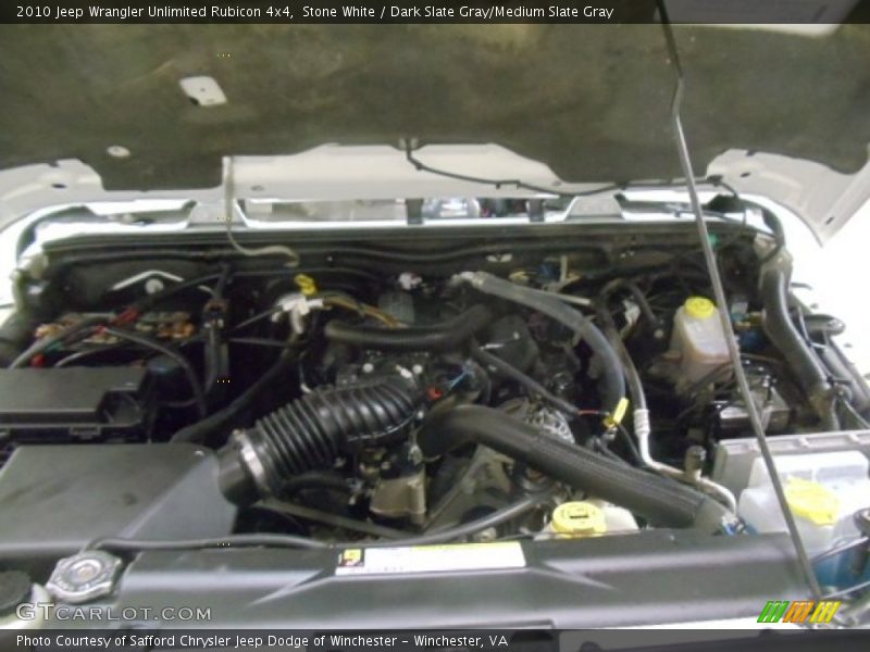 Stone White / Dark Slate Gray/Medium Slate Gray 2010 Jeep Wrangler Unlimited Rubicon 4x4