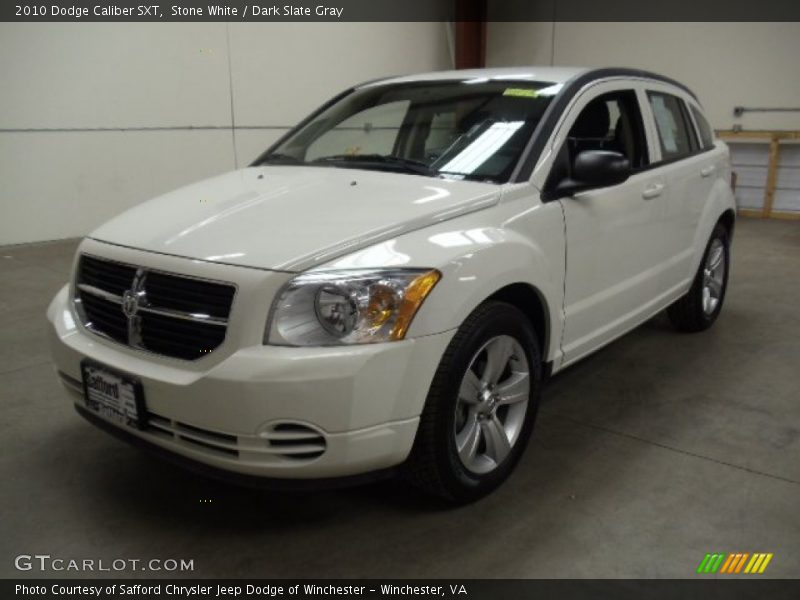 Stone White / Dark Slate Gray 2010 Dodge Caliber SXT
