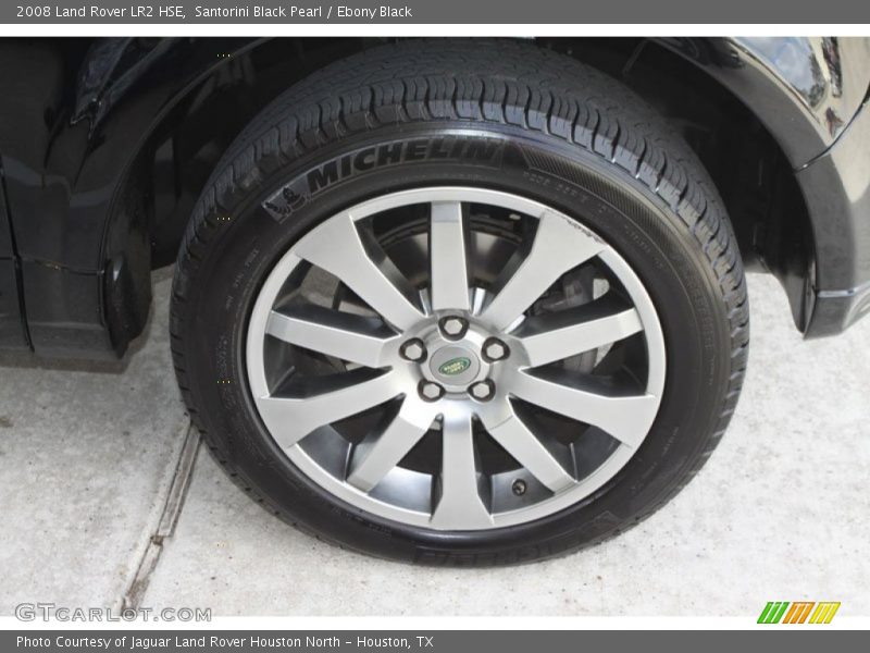 Santorini Black Pearl / Ebony Black 2008 Land Rover LR2 HSE