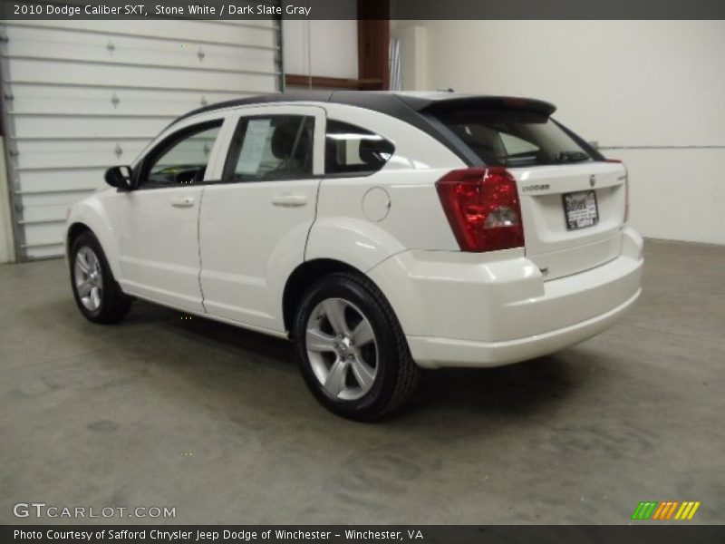 Stone White / Dark Slate Gray 2010 Dodge Caliber SXT