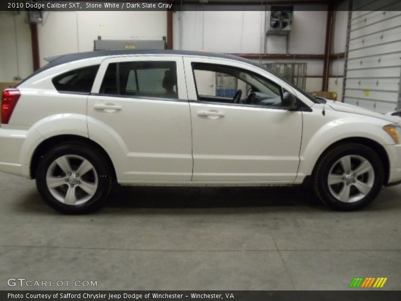 Stone White / Dark Slate Gray 2010 Dodge Caliber SXT