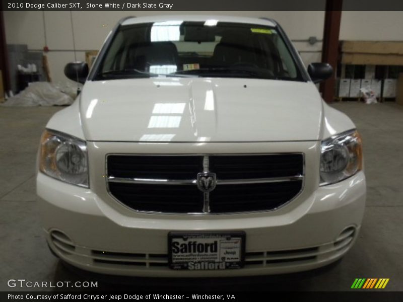 Stone White / Dark Slate Gray 2010 Dodge Caliber SXT
