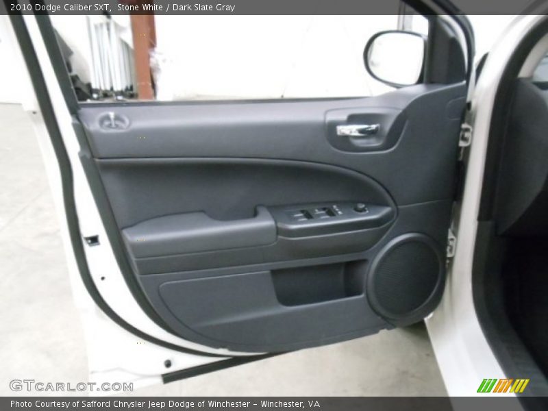 Stone White / Dark Slate Gray 2010 Dodge Caliber SXT