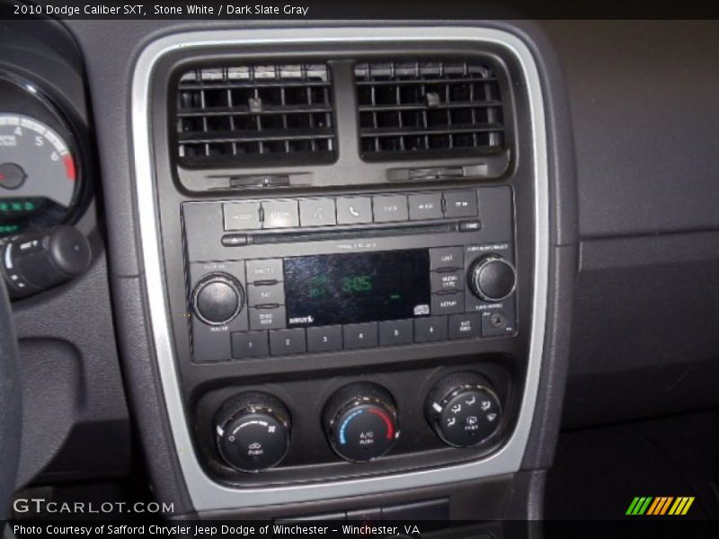 Stone White / Dark Slate Gray 2010 Dodge Caliber SXT
