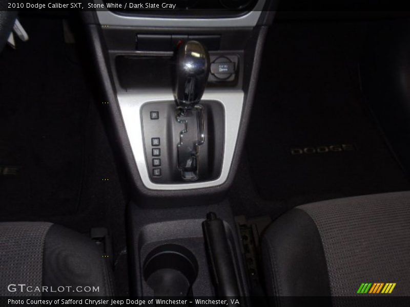 Stone White / Dark Slate Gray 2010 Dodge Caliber SXT