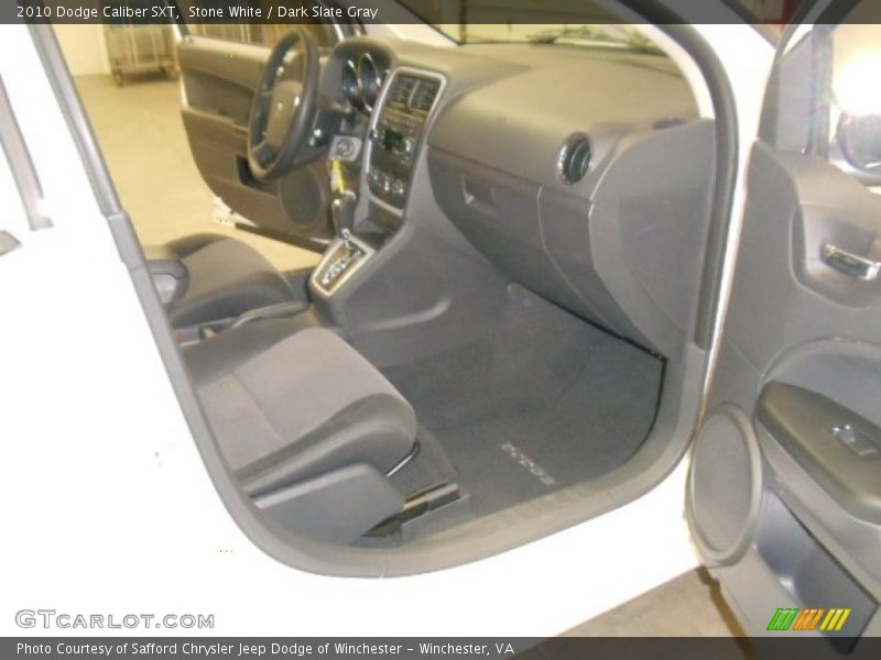 Stone White / Dark Slate Gray 2010 Dodge Caliber SXT