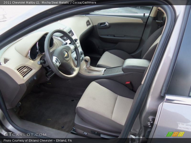  2011 Malibu LS Cocoa/Cashmere Interior