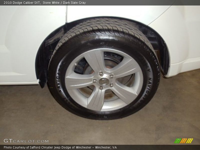 Stone White / Dark Slate Gray 2010 Dodge Caliber SXT