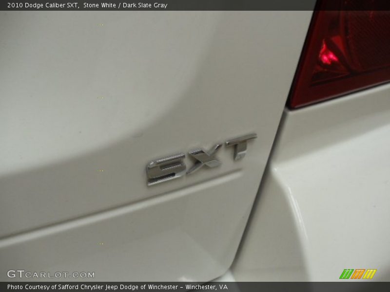 Stone White / Dark Slate Gray 2010 Dodge Caliber SXT