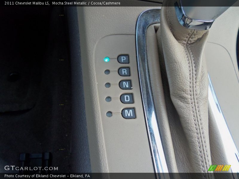  2011 Malibu LS 6 Speed Automatic Shifter