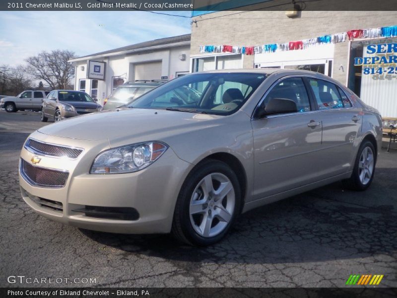 Gold Mist Metallic / Cocoa/Cashmere 2011 Chevrolet Malibu LS