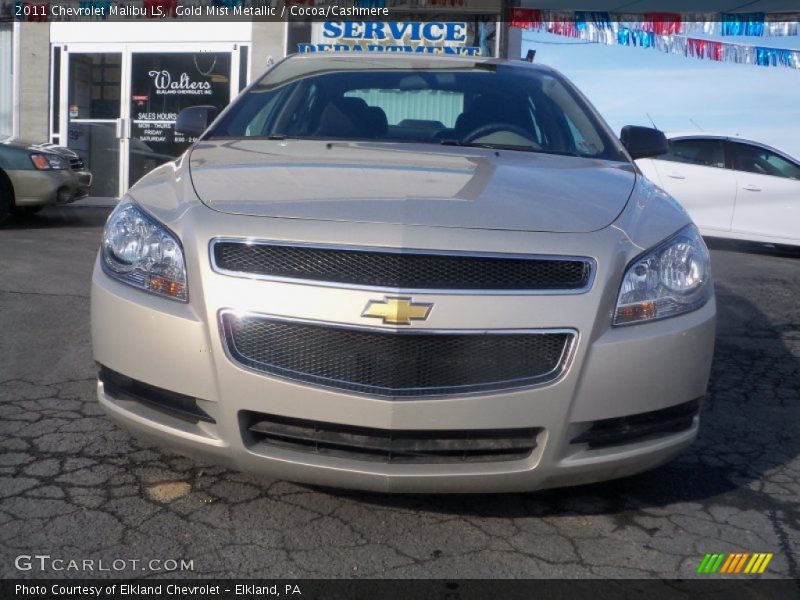 Gold Mist Metallic / Cocoa/Cashmere 2011 Chevrolet Malibu LS