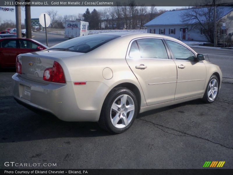Gold Mist Metallic / Cocoa/Cashmere 2011 Chevrolet Malibu LS