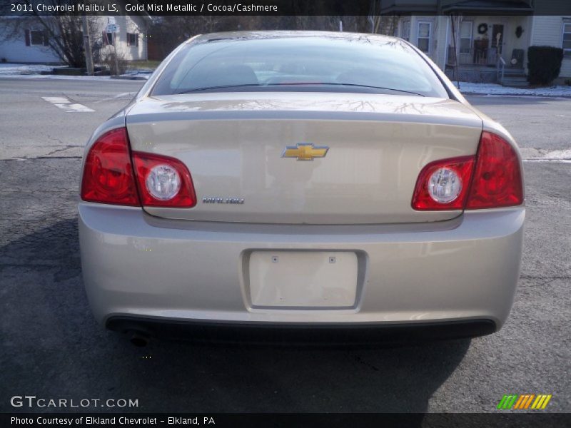 Gold Mist Metallic / Cocoa/Cashmere 2011 Chevrolet Malibu LS