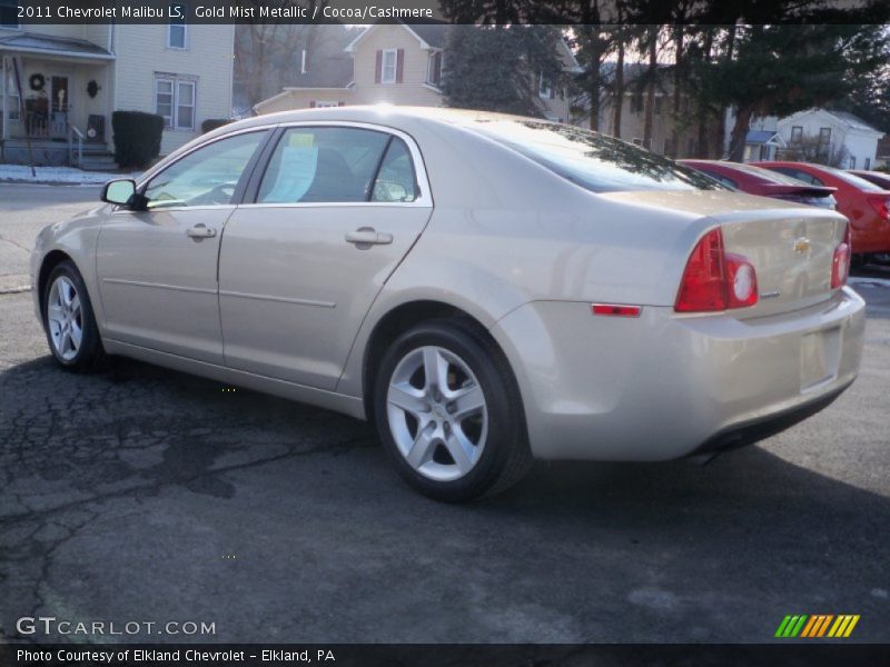 Gold Mist Metallic / Cocoa/Cashmere 2011 Chevrolet Malibu LS