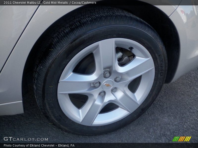 Gold Mist Metallic / Cocoa/Cashmere 2011 Chevrolet Malibu LS