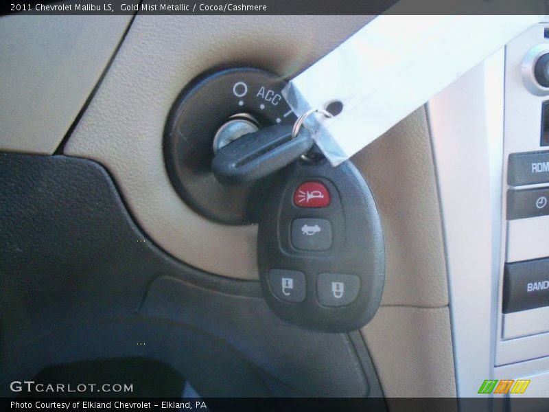 Gold Mist Metallic / Cocoa/Cashmere 2011 Chevrolet Malibu LS