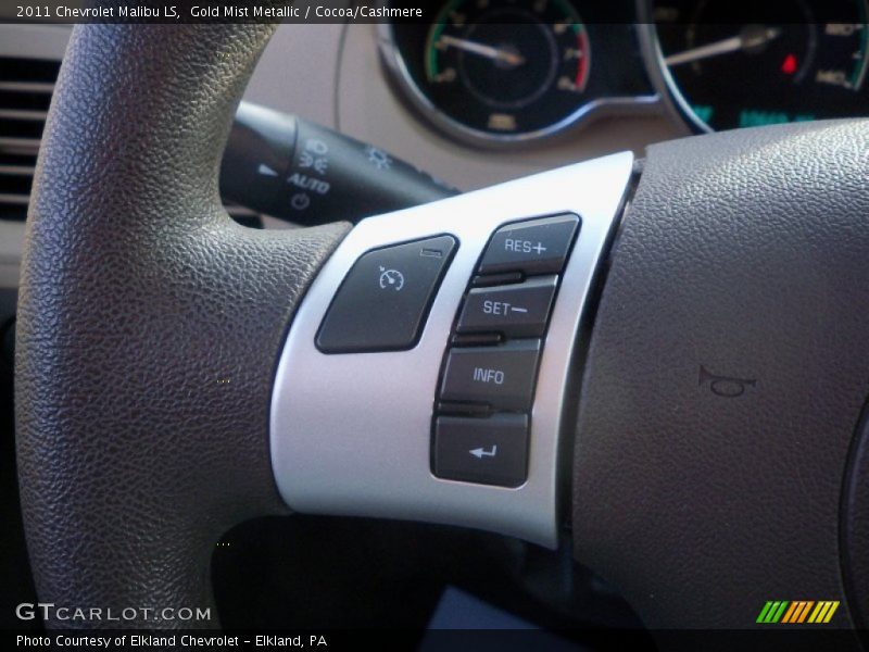 Gold Mist Metallic / Cocoa/Cashmere 2011 Chevrolet Malibu LS