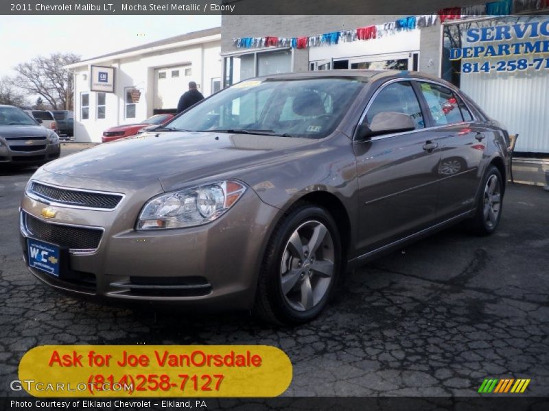 Mocha Steel Metallic / Ebony 2011 Chevrolet Malibu LT