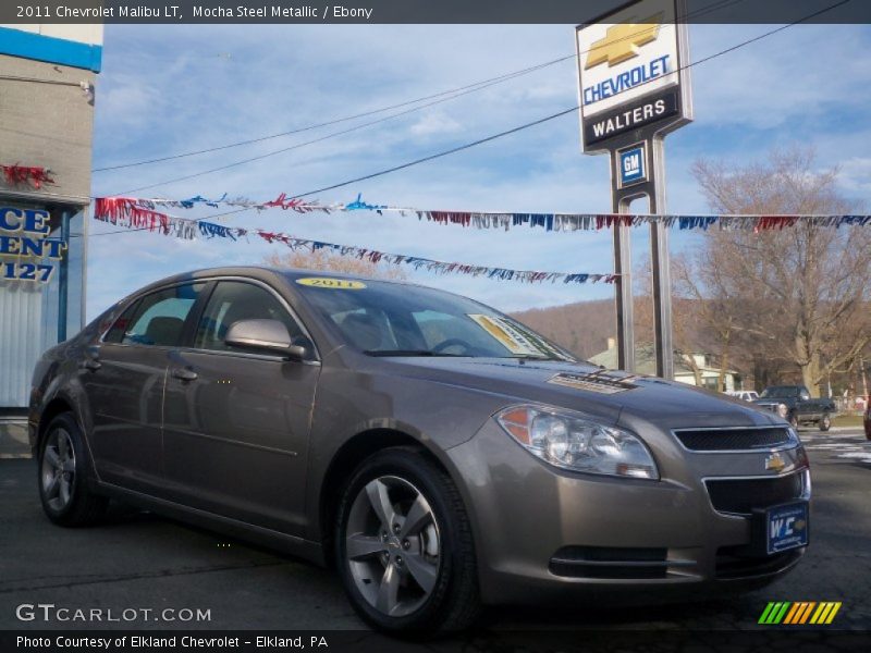 Mocha Steel Metallic / Ebony 2011 Chevrolet Malibu LT