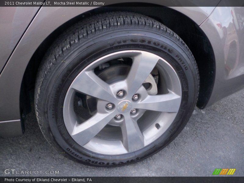Mocha Steel Metallic / Ebony 2011 Chevrolet Malibu LT