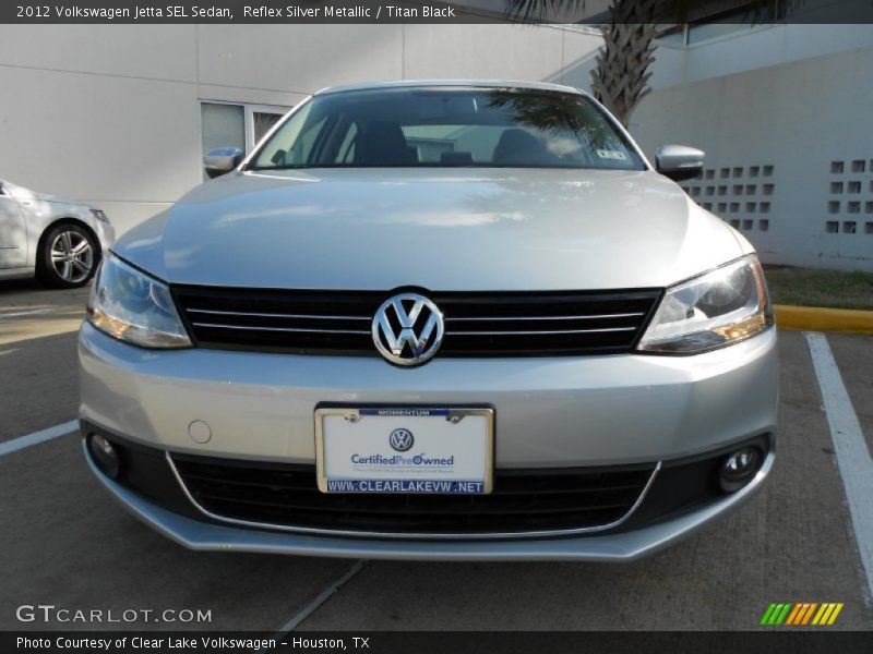 Reflex Silver Metallic / Titan Black 2012 Volkswagen Jetta SEL Sedan