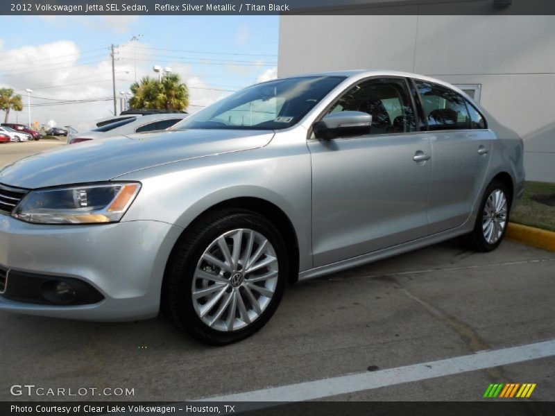 Reflex Silver Metallic / Titan Black 2012 Volkswagen Jetta SEL Sedan