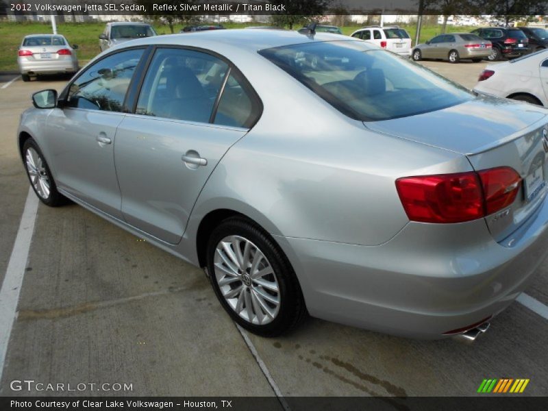 Reflex Silver Metallic / Titan Black 2012 Volkswagen Jetta SEL Sedan