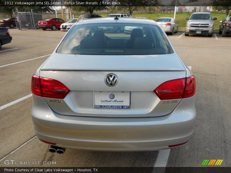 Reflex Silver Metallic / Titan Black 2012 Volkswagen Jetta SEL Sedan