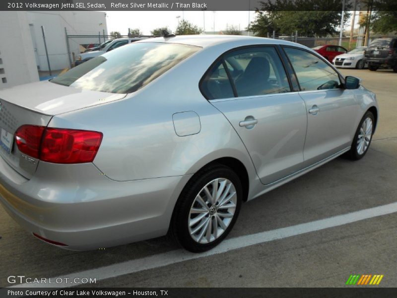 Reflex Silver Metallic / Titan Black 2012 Volkswagen Jetta SEL Sedan