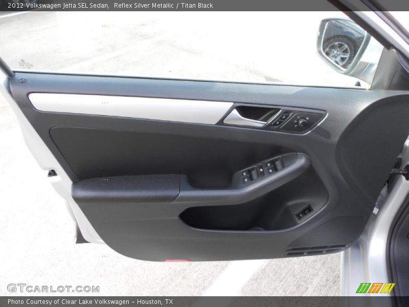 Reflex Silver Metallic / Titan Black 2012 Volkswagen Jetta SEL Sedan