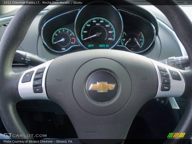 Mocha Steel Metallic / Ebony 2011 Chevrolet Malibu LT