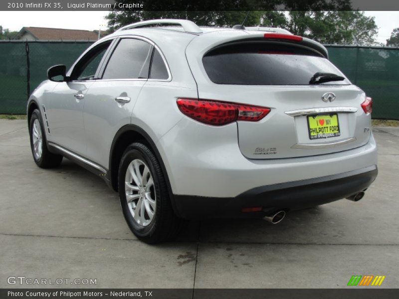 Liquid Platinum / Graphite 2010 Infiniti FX 35