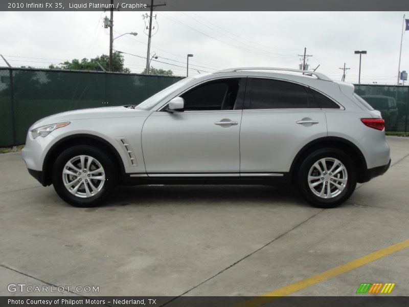 Liquid Platinum / Graphite 2010 Infiniti FX 35