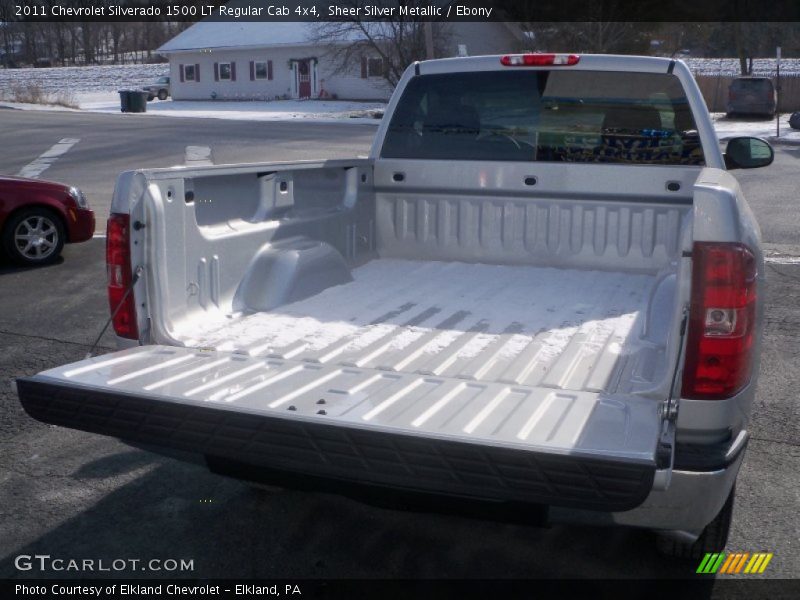 Sheer Silver Metallic / Ebony 2011 Chevrolet Silverado 1500 LT Regular Cab 4x4
