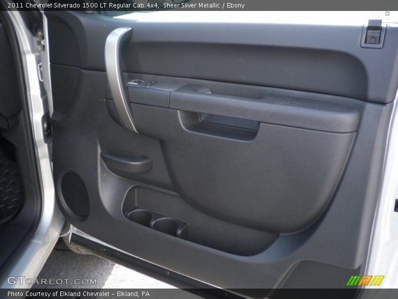 Sheer Silver Metallic / Ebony 2011 Chevrolet Silverado 1500 LT Regular Cab 4x4