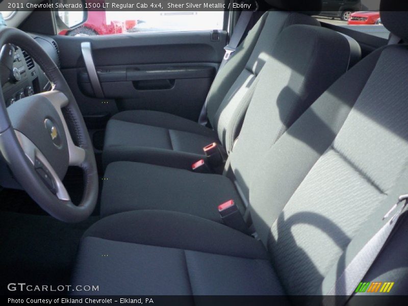 Sheer Silver Metallic / Ebony 2011 Chevrolet Silverado 1500 LT Regular Cab 4x4
